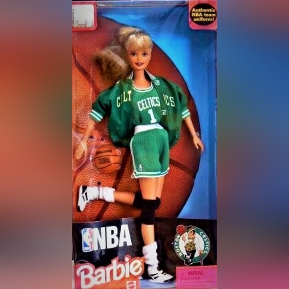 NEW, Vintage Authentic NBA Celtic Uniform Barbie